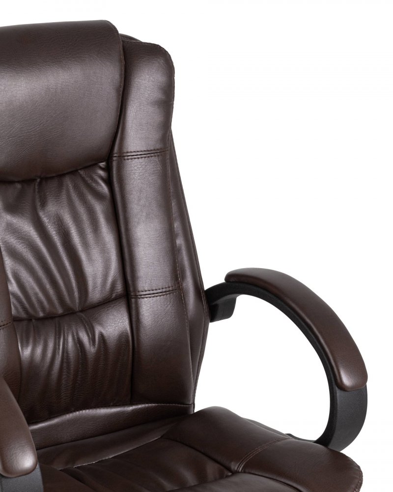 Кресло руководителя TopChairs Atlant коричневое фото 4