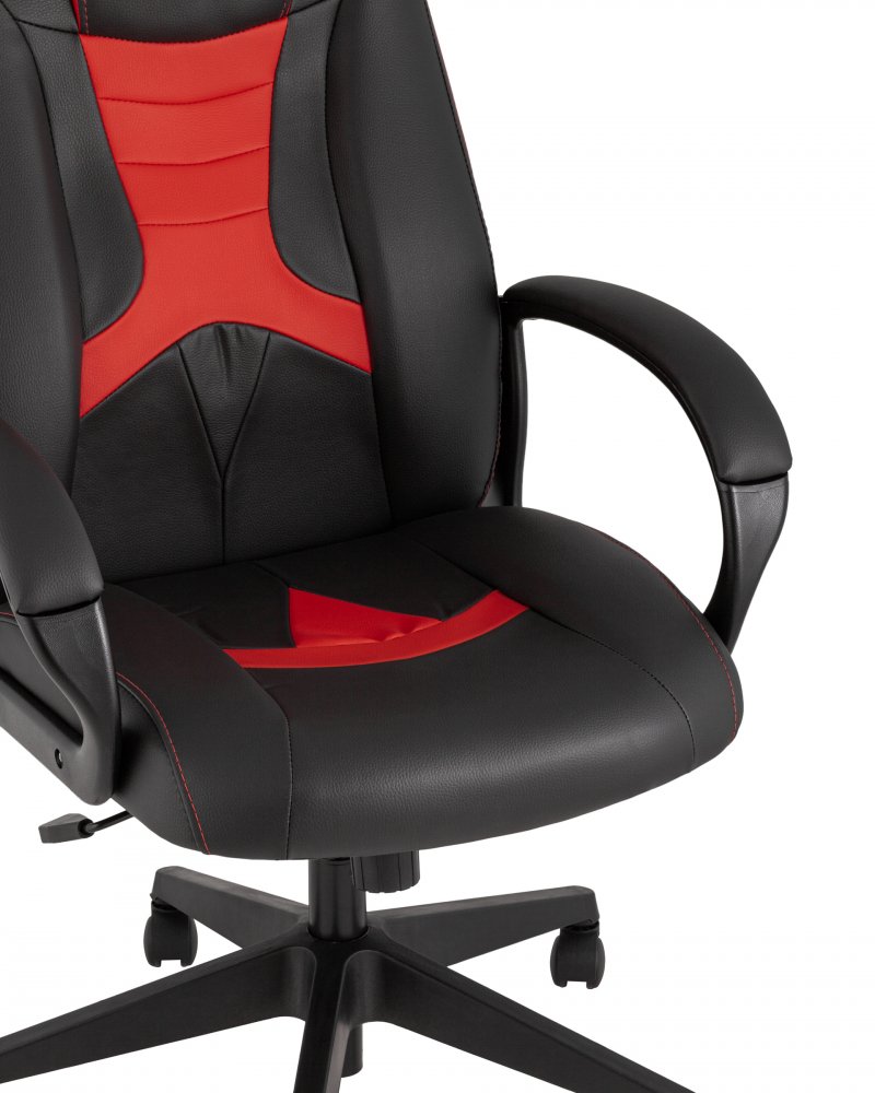 Кресло игровое TopChairs ST-CYBER 8 черный/красный фото 2