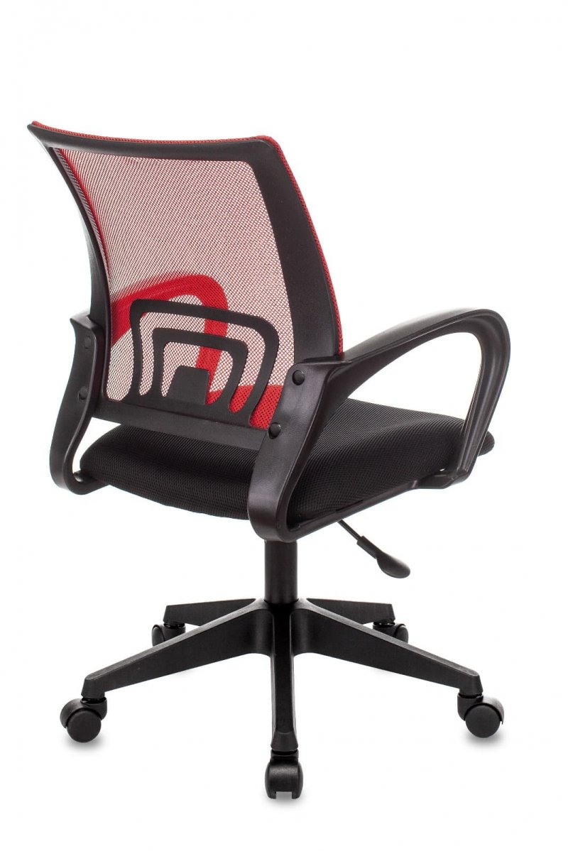 Кресло офисное TopChairs ST-Basic сетка/ткань красный фото 4