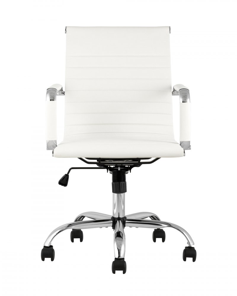 Кресло офисное TopChairs City S белое фото 3