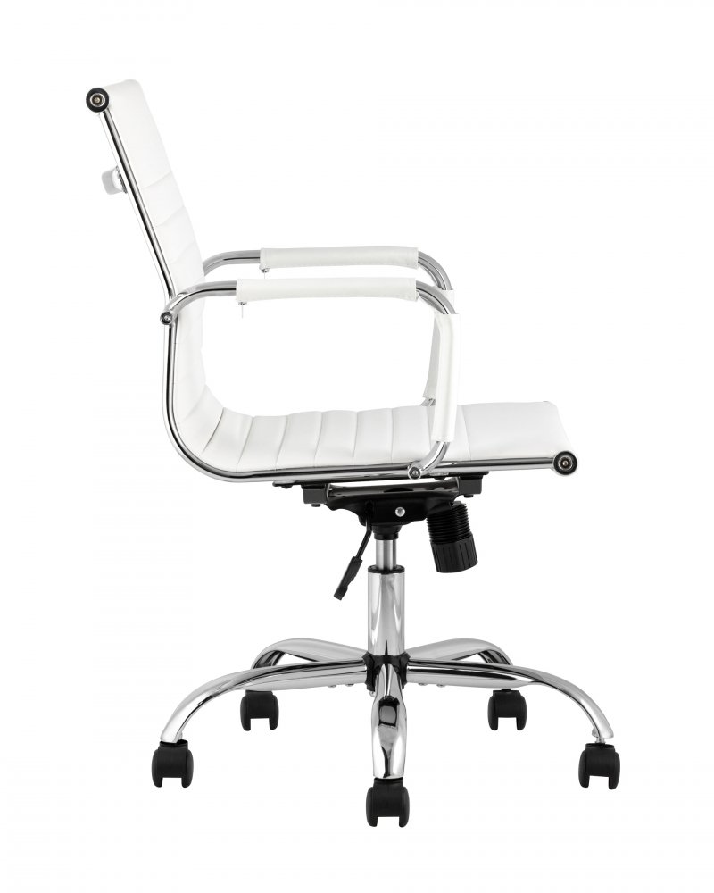 Кресло офисное TopChairs City S белое фото 4
