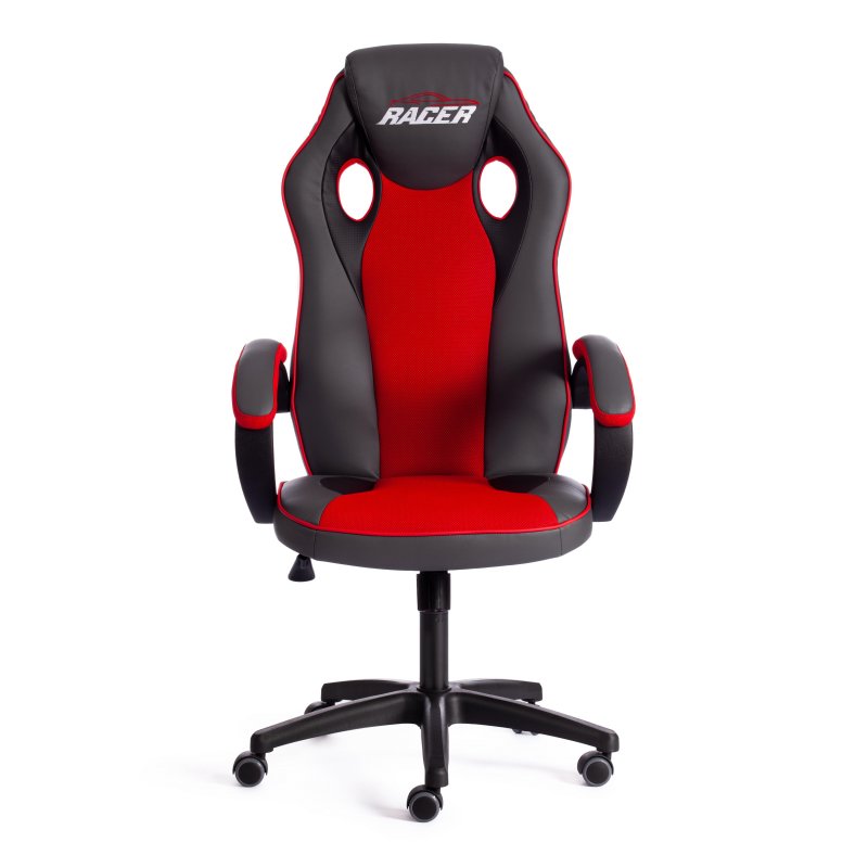 Кресло RACER GT new металлик/красный фото 5