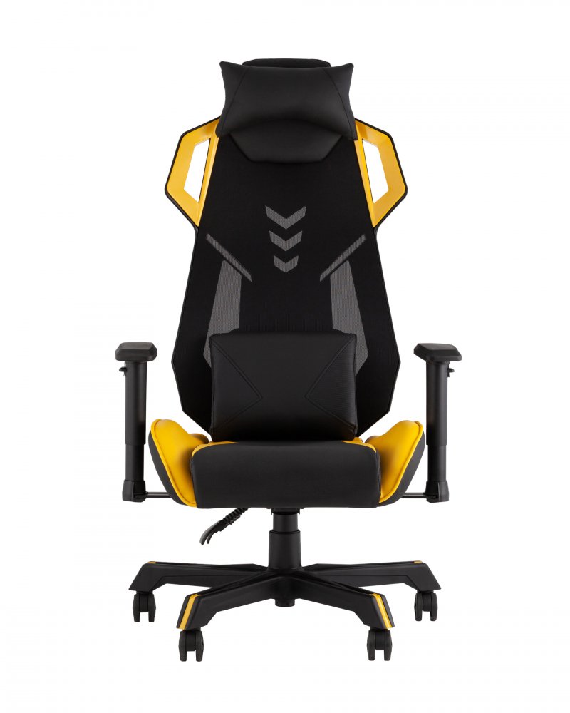 Кресло спортивное TopChairs Рэтчэт желтый фото 2
