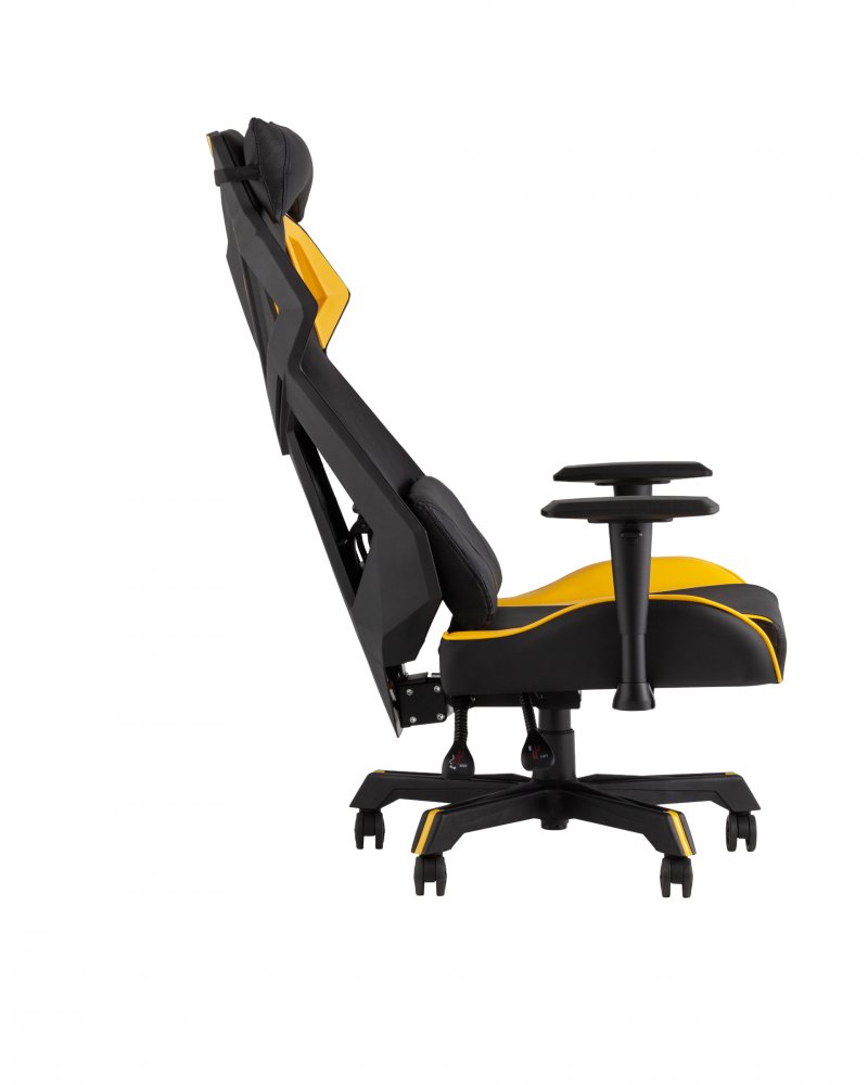 Кресло спортивное TopChairs Рэтчэт желтый фото 4