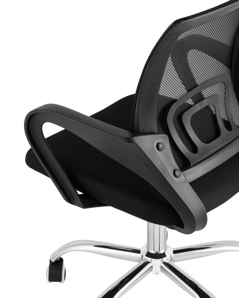 Кресло офисное TopChairs Simple New черный фото 4