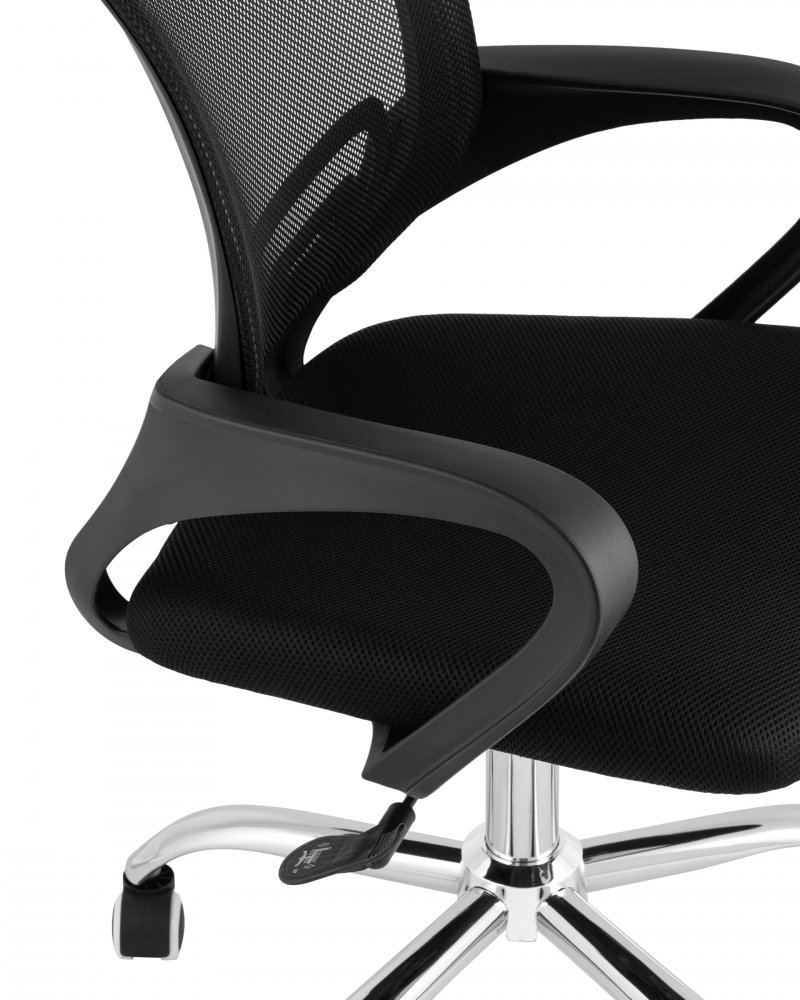 Кресло офисное TopChairs Simple New черный фото 5