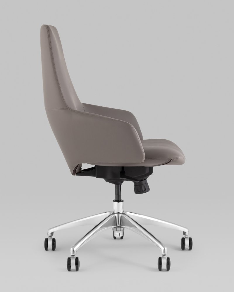 Кресло офисное TopChairs Bow серый фото 3