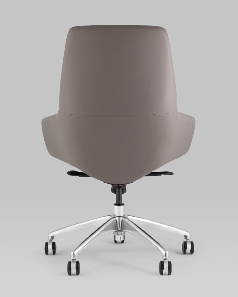 Кресло офисное TopChairs Bow серый фото 5
