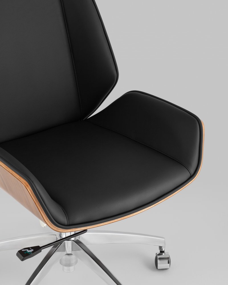Кресло офисное TopChairs Crown SN черный фото 4