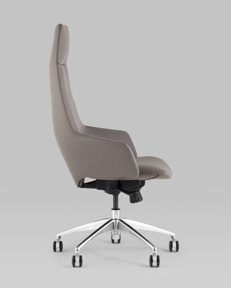Кресло руководителя TopChairs Bow серый фото 3