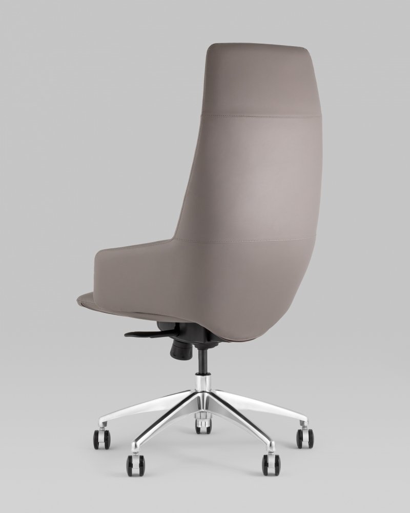 Кресло руководителя TopChairs Bow серый фото 5