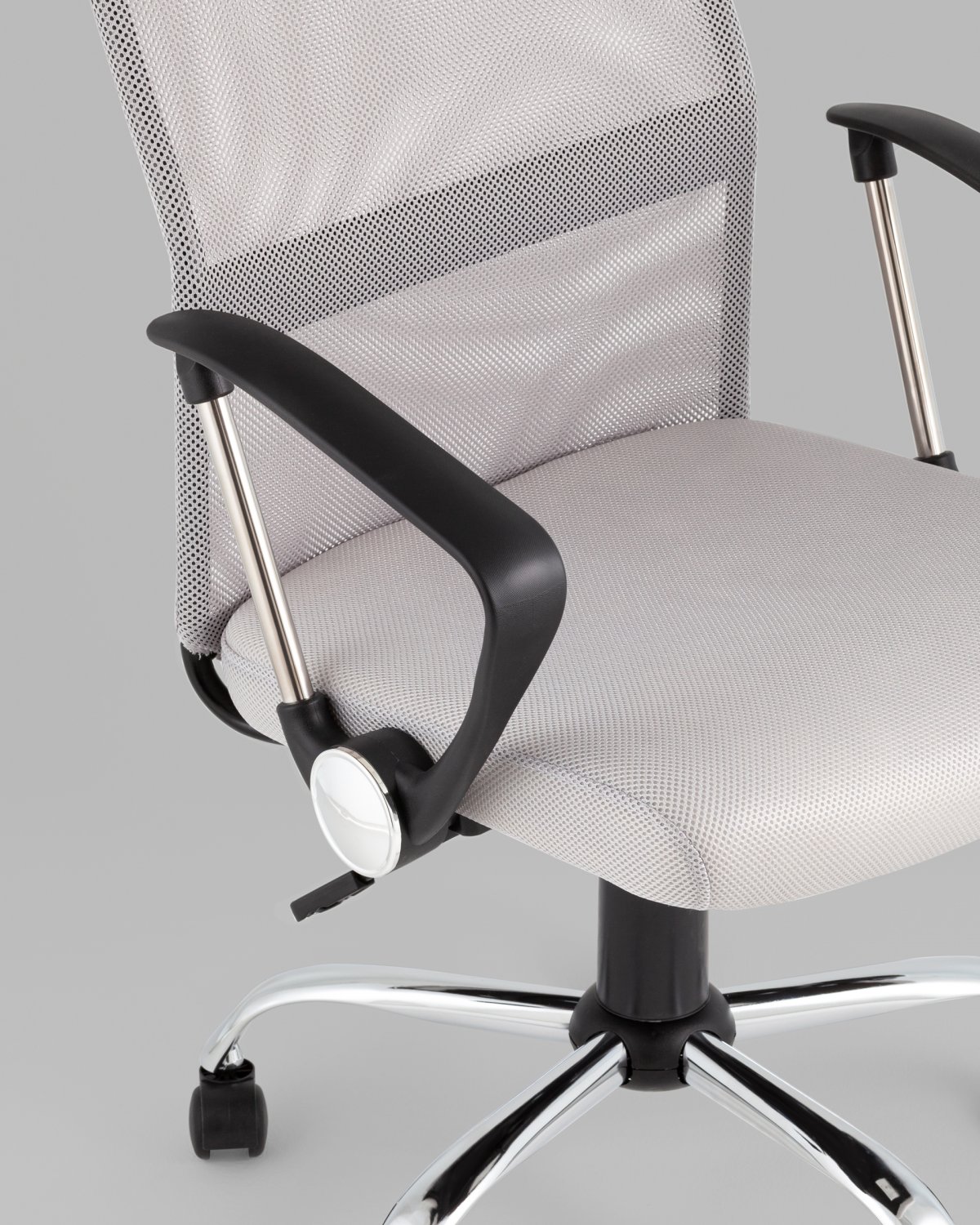Кресло офисное TopChairs Benefit NEW серое фото 3