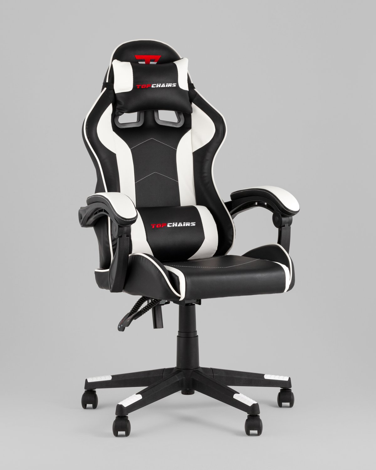 Кресло спортивное TopChairs Shadow черно-белый фото 2