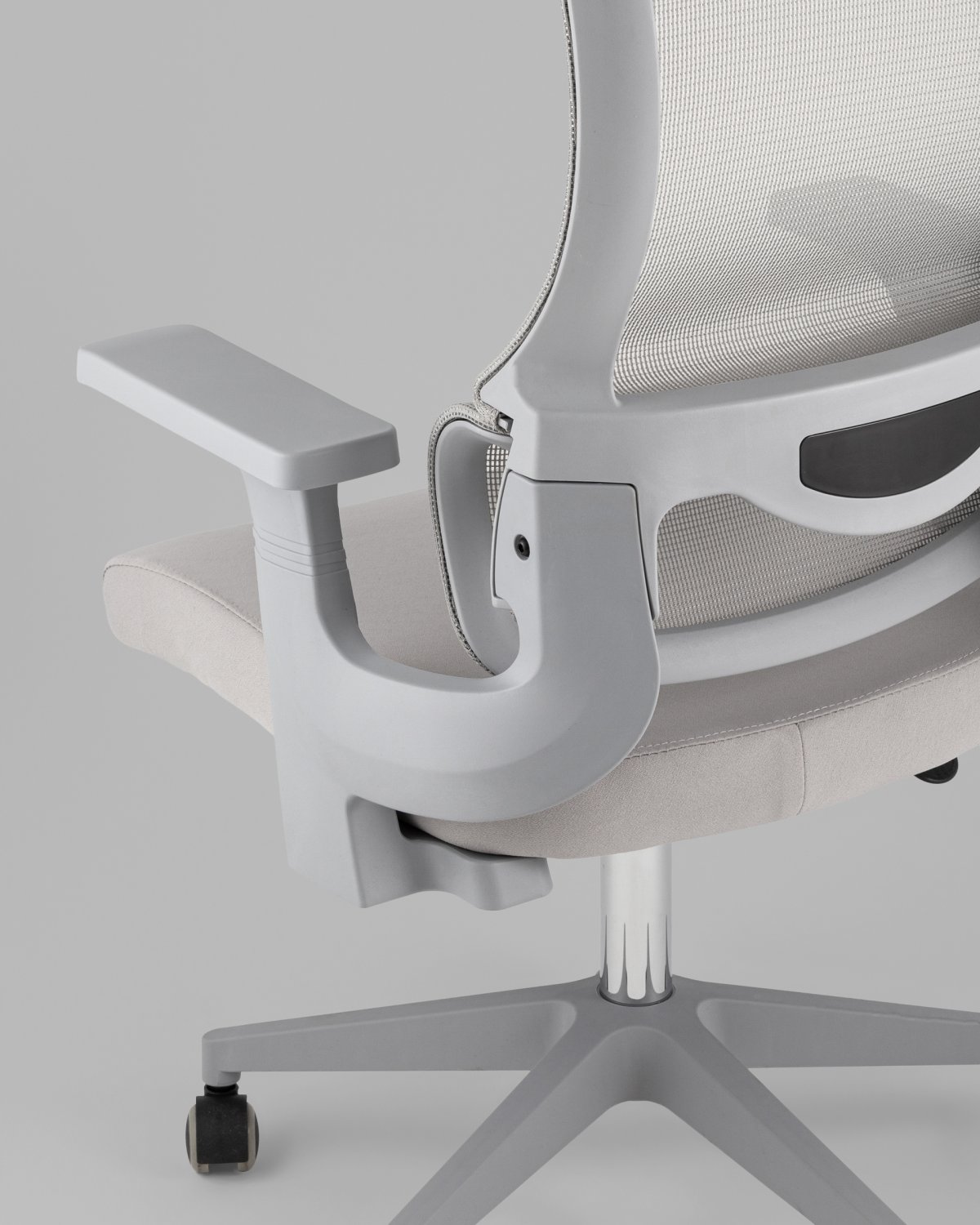 Кресло офисное TopChairs Vantage серый фото 11