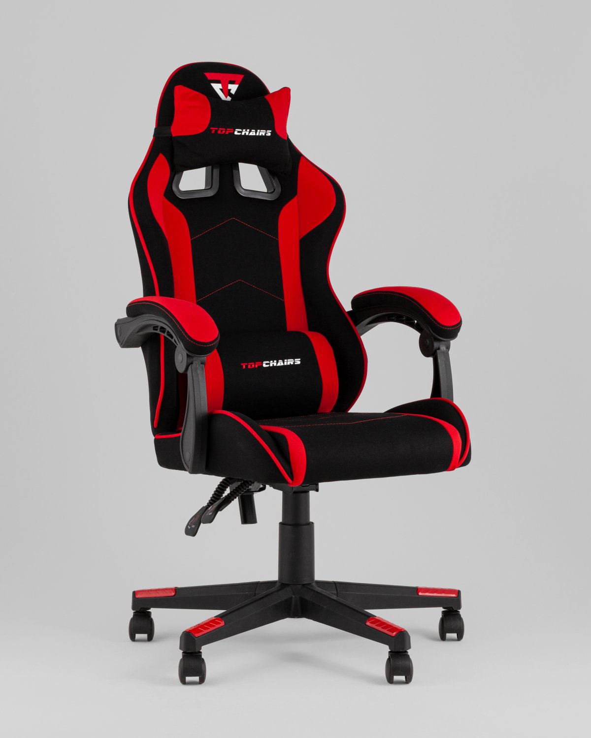 Кресло спортивное TopChairs Shadow ткань черно-красный фото 2