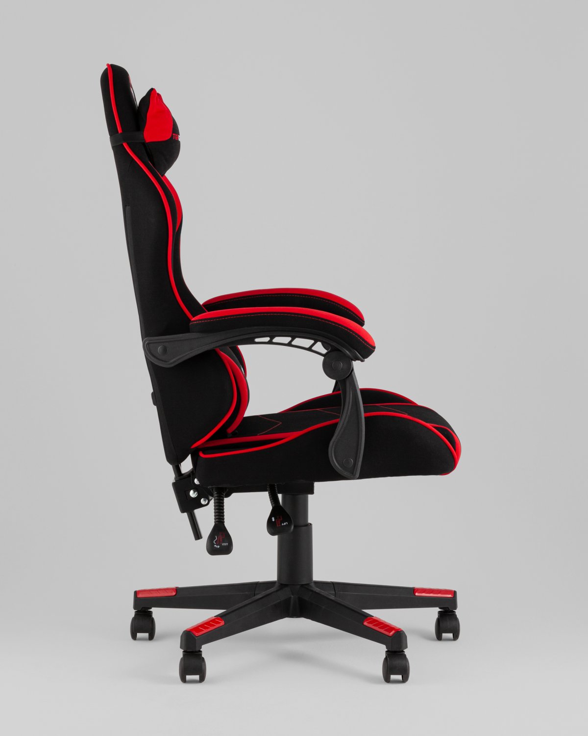 Кресло спортивное TopChairs Shadow ткань черно-красный фото 6