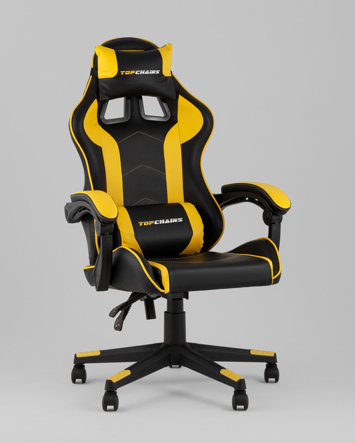 Кресло спортивное TopChairs Shadow черно-желтый фото 2