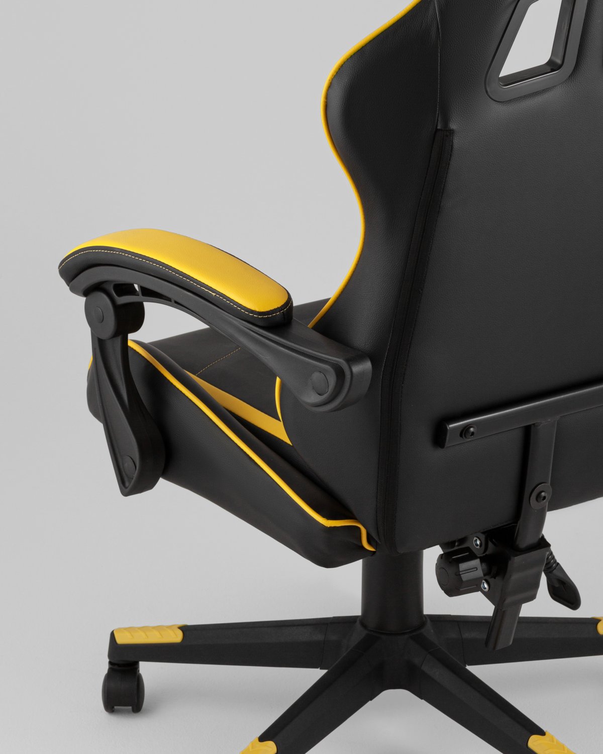 Кресло спортивное TopChairs Shadow черно-желтый фото 4
