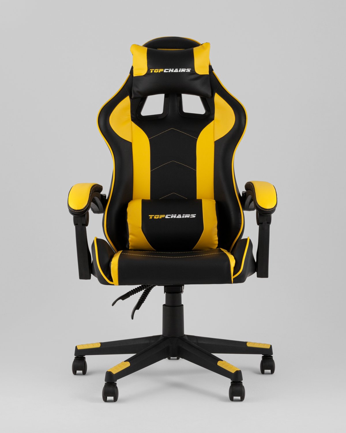 Кресло спортивное TopChairs Shadow черно-желтый фото 8