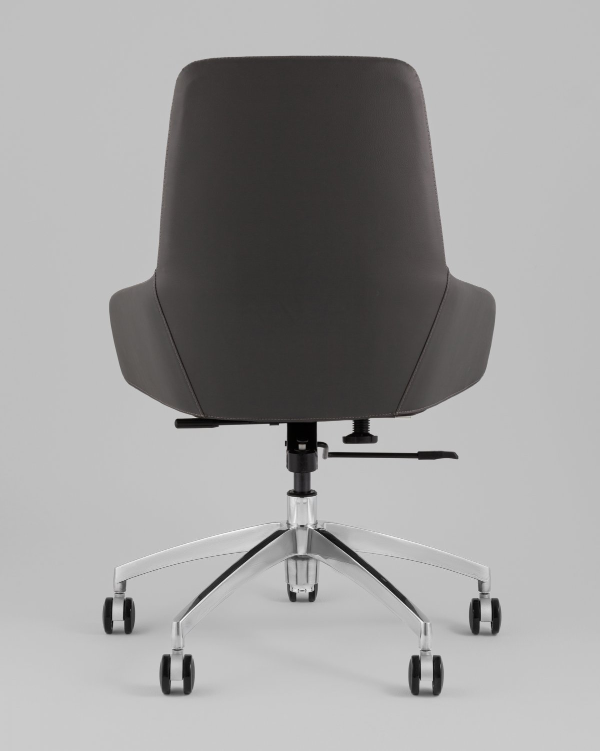 Кресло офисное TopChairs Soulo светло-серый, серый фото 5