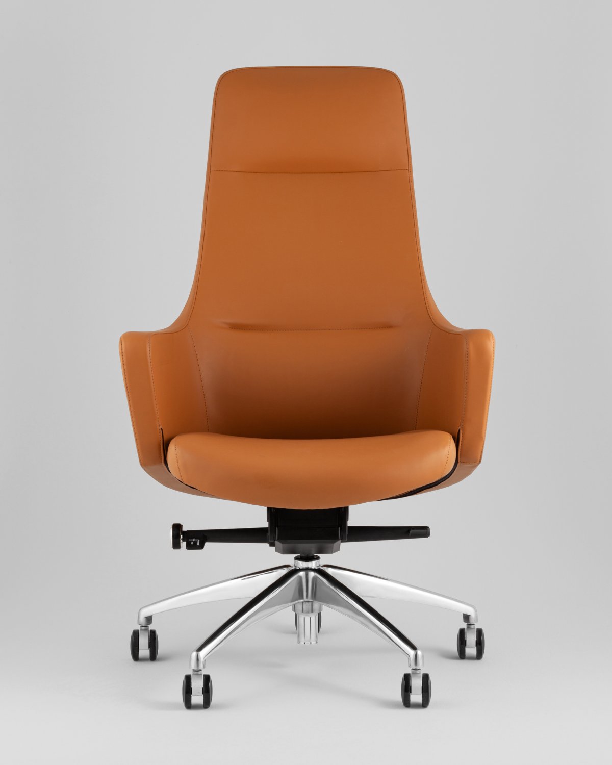 Кресло руководителя TopChairs Ferris коричневое фото 3