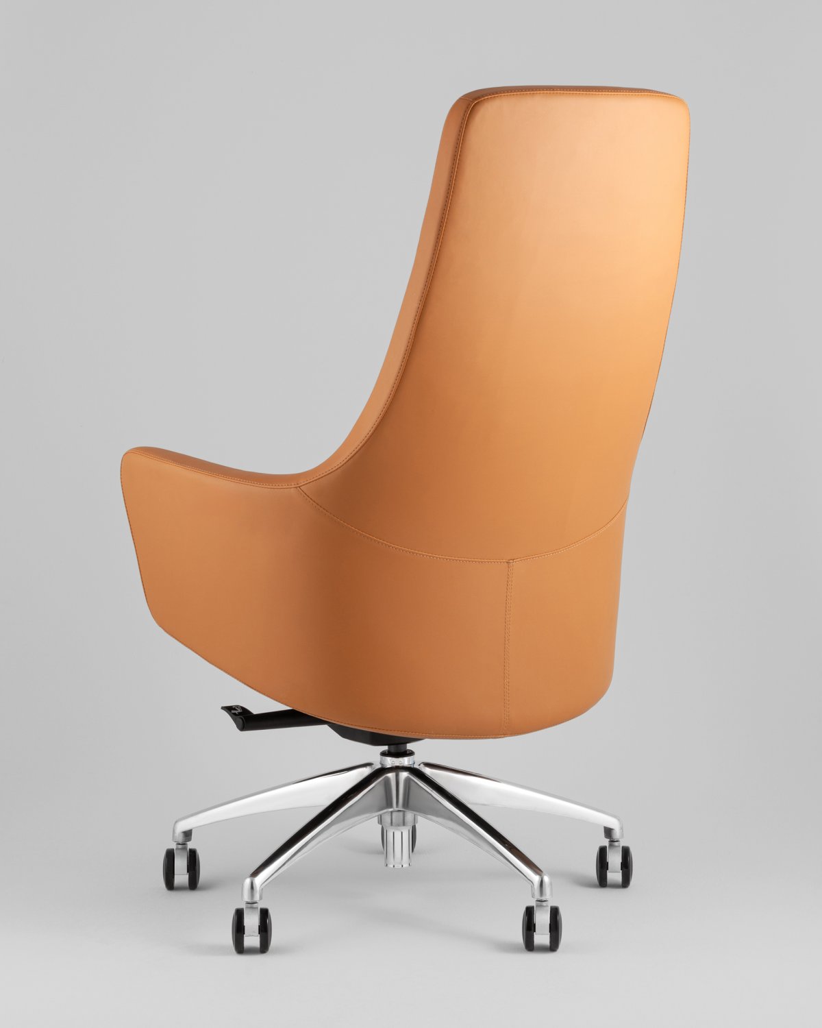 Кресло руководителя TopChairs Ferris коричневое фото 6