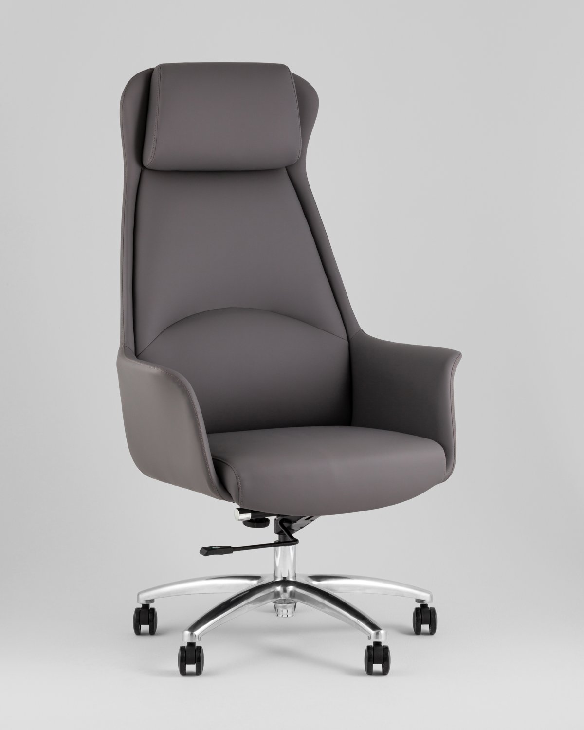 Кресло руководителя TopChairs Viking NEW серое фото 2