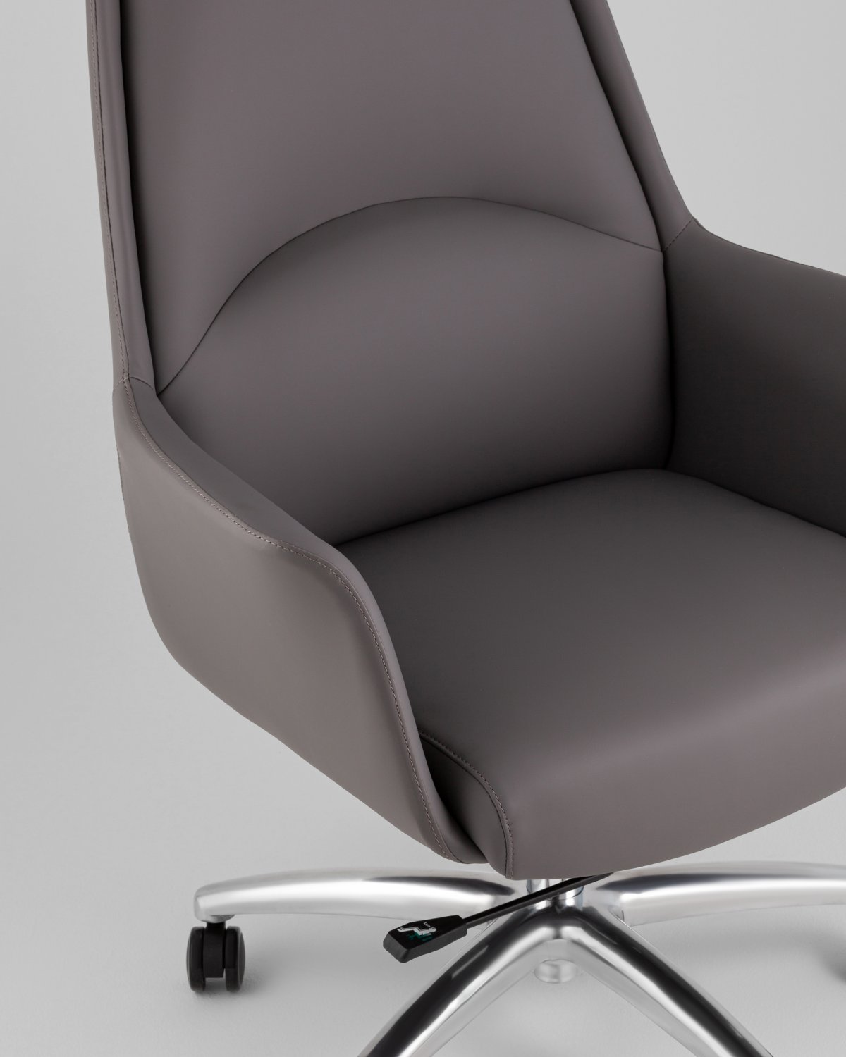 Кресло руководителя TopChairs Viking NEW серое фото 9