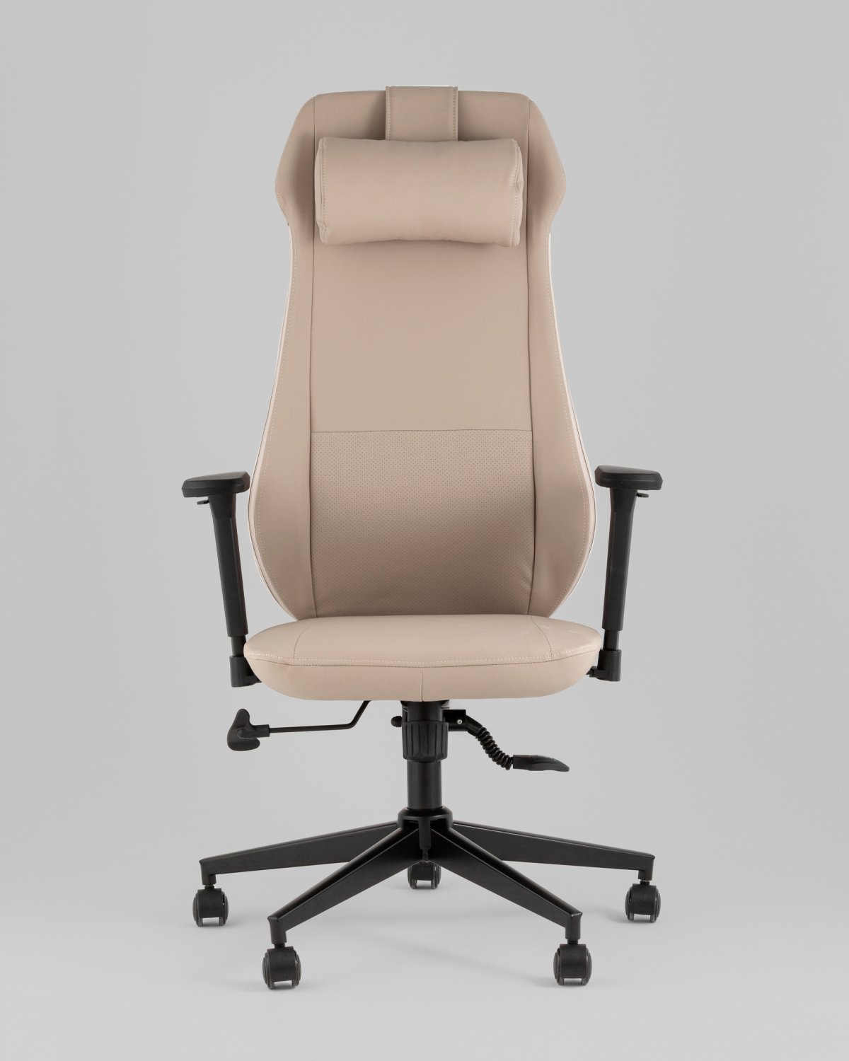 Кресло руководителя TopChairs Trophey бежевый фото 3