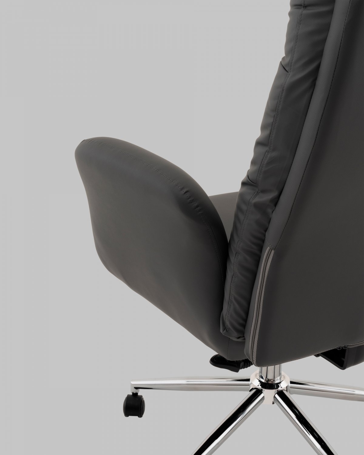 Кресло руководителя TopChairs Solid серый фото 8