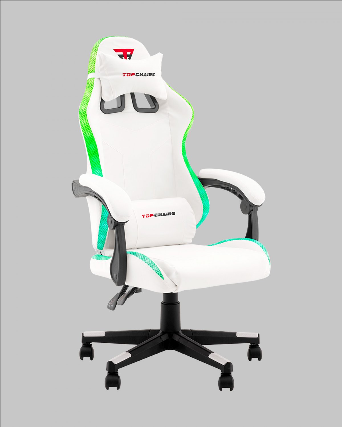 Кресло спортивное TopChairs Druid белый фото 6