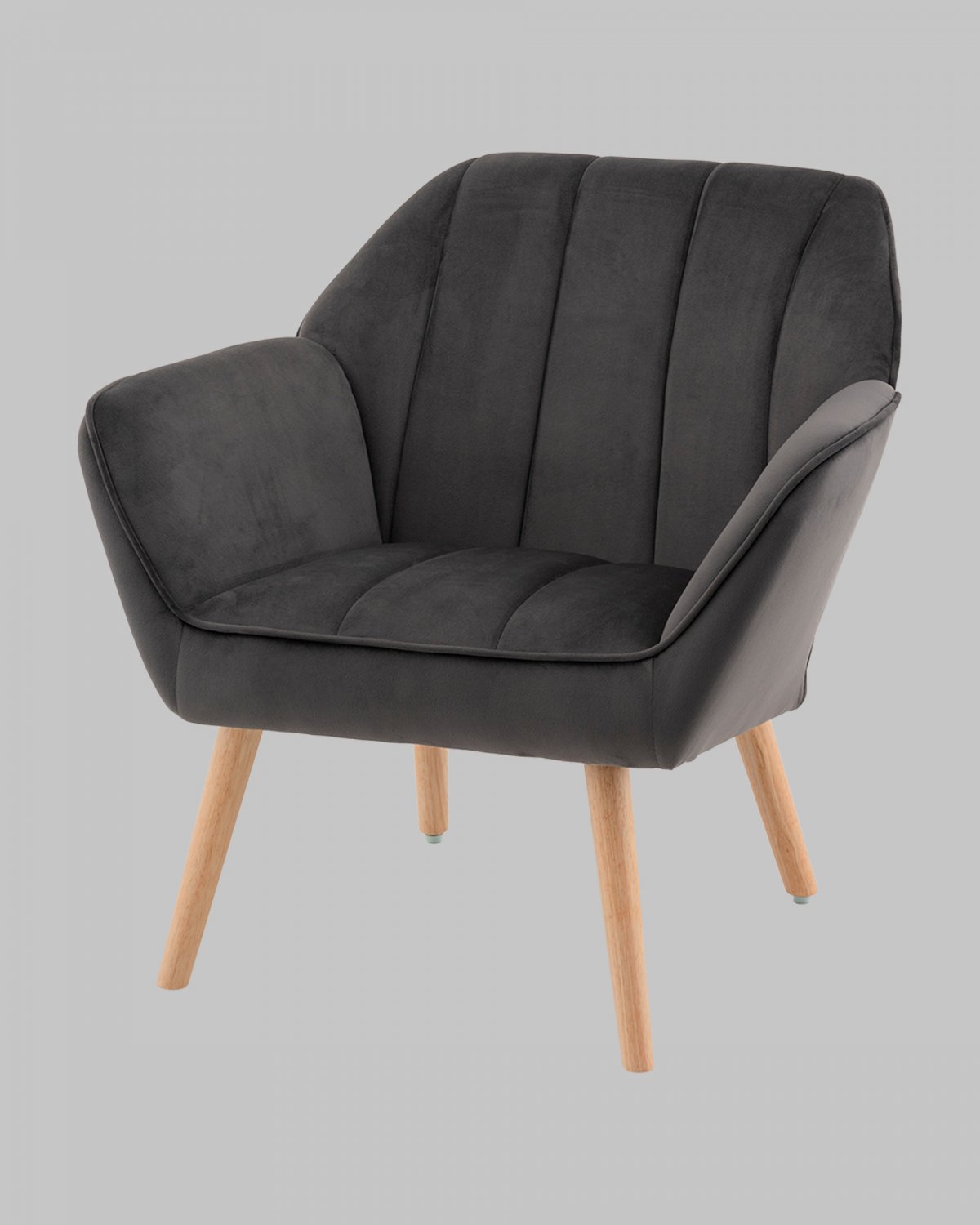 Кресло Руди серый фото 4