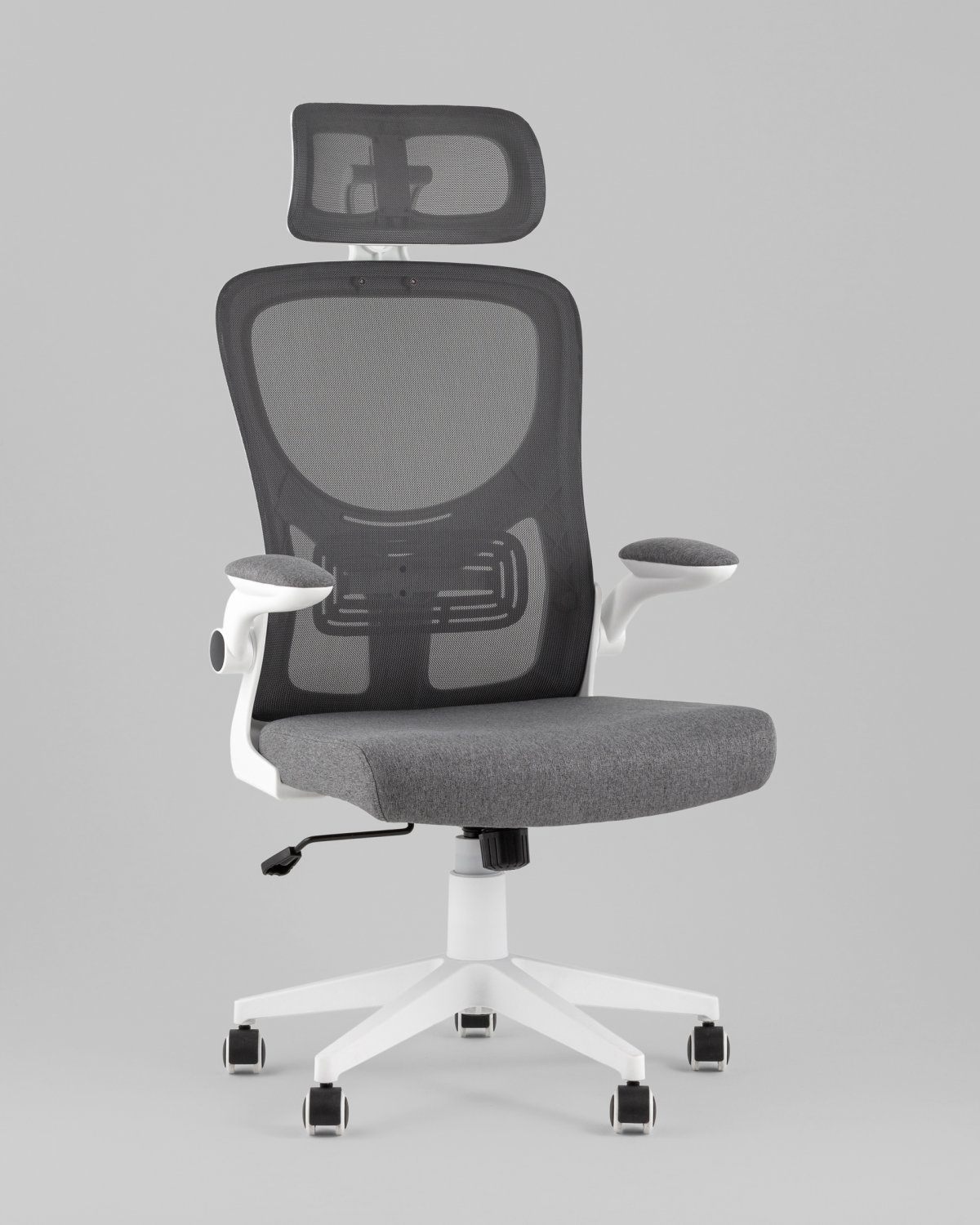 Кресло офисное TopChairs Airone серый ткань фото 2
