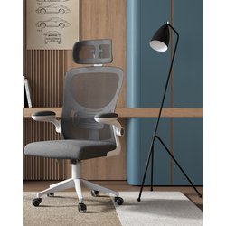 Кресло офисное TopChairs Airone серый ткань фото 4