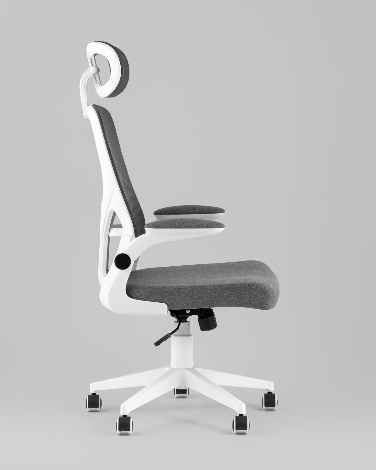 Кресло офисное TopChairs Airone серый ткань фото 8