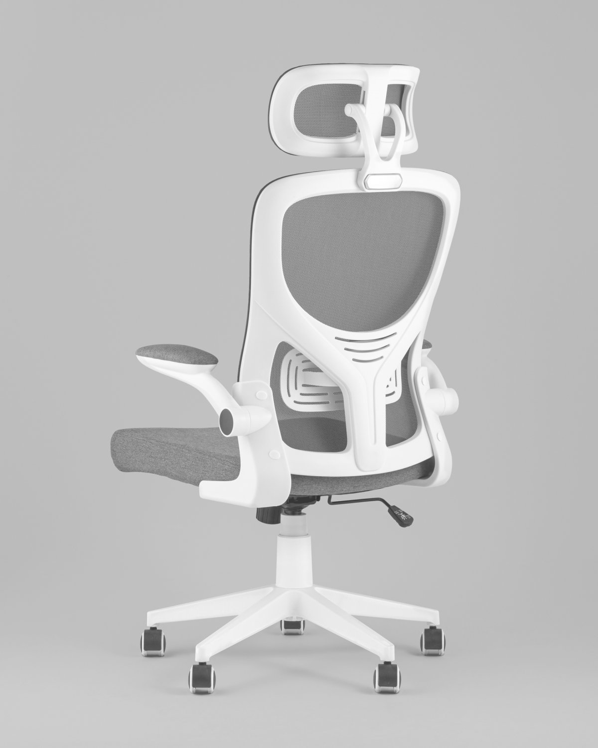 Кресло офисное TopChairs Airone серый ткань фото 10