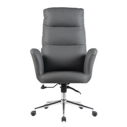 Кресло руководителя TopChairs Solid NC серый фото 5