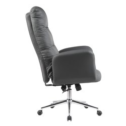 Кресло руководителя TopChairs Solid NC серый фото 6