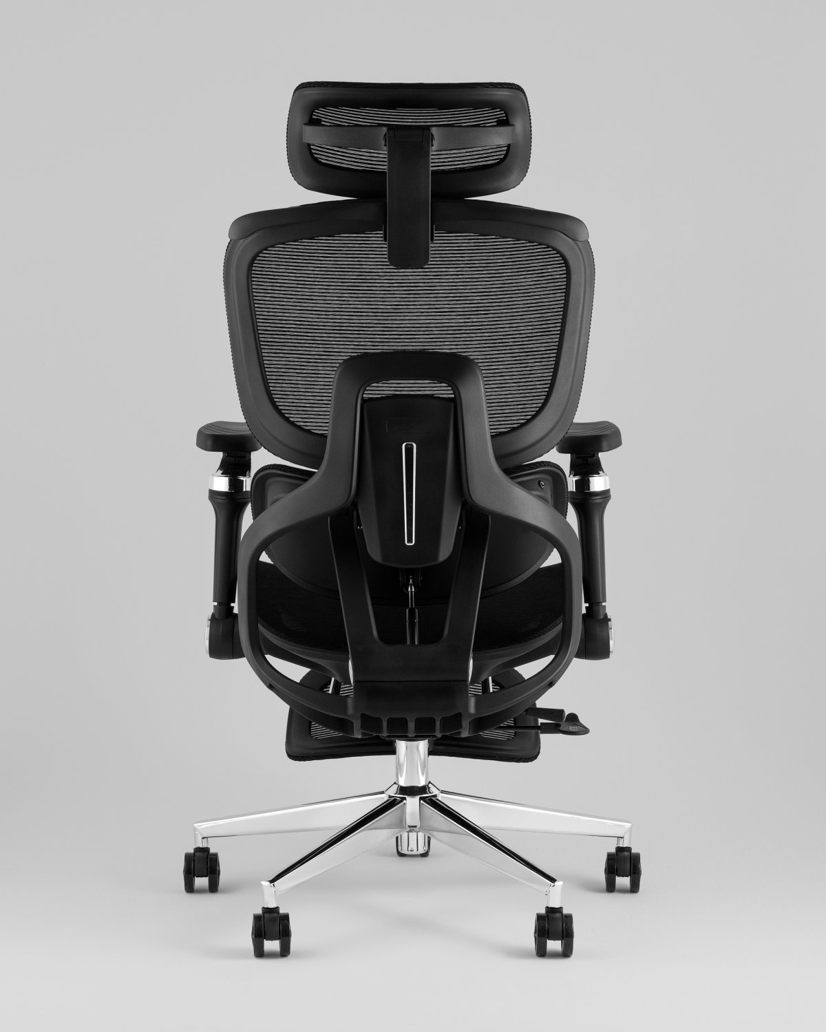 Кресло офисное TopChairs Prodigy с оттоманкой черный фото 8