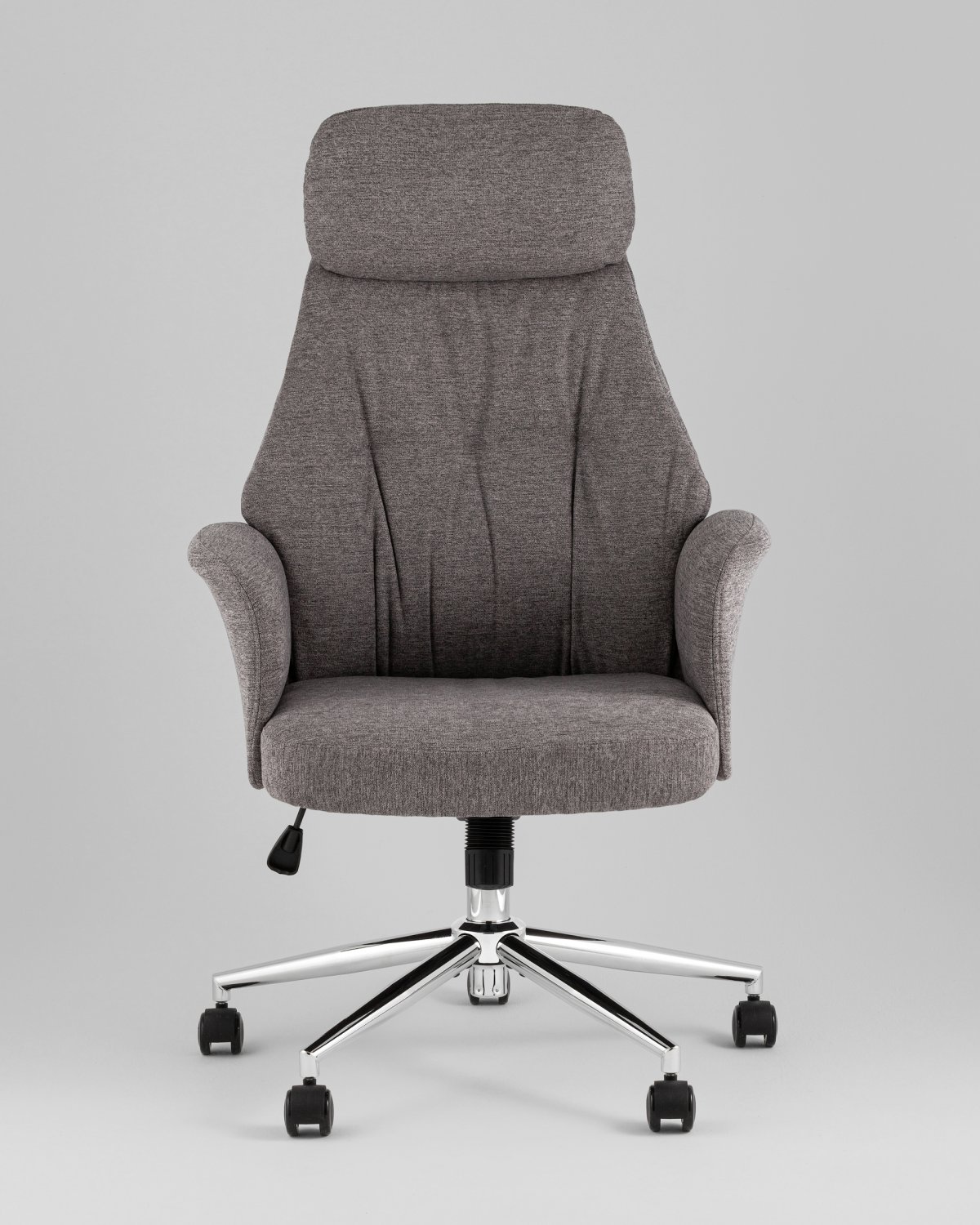 Кресло офисное TopChairs Neoma темно-серый ткань фото 3