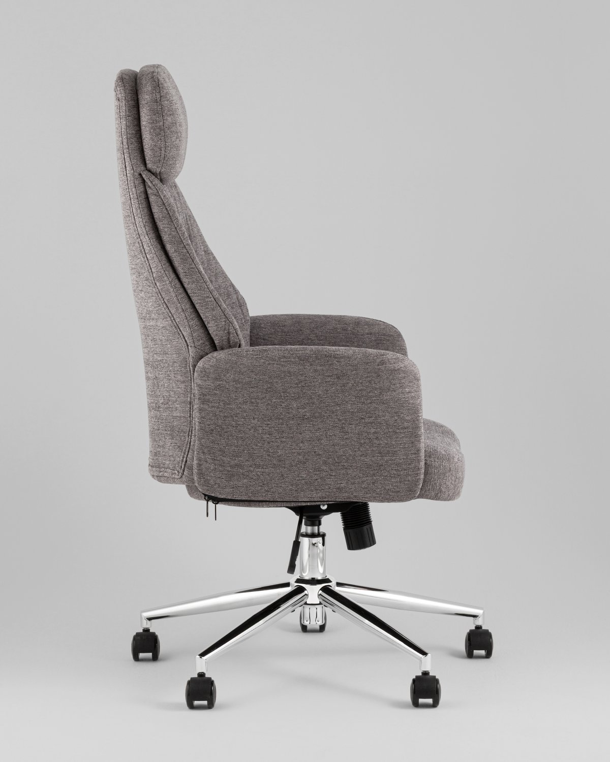Кресло офисное TopChairs Neoma темно-серый ткань фото 4