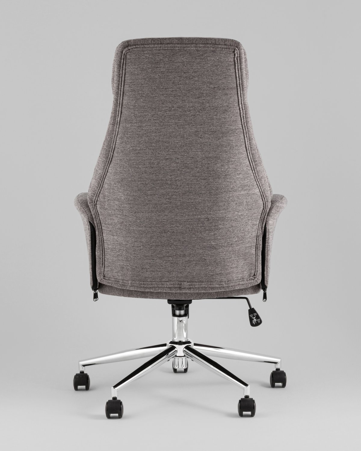Кресло офисное TopChairs Neoma темно-серый ткань фото 5