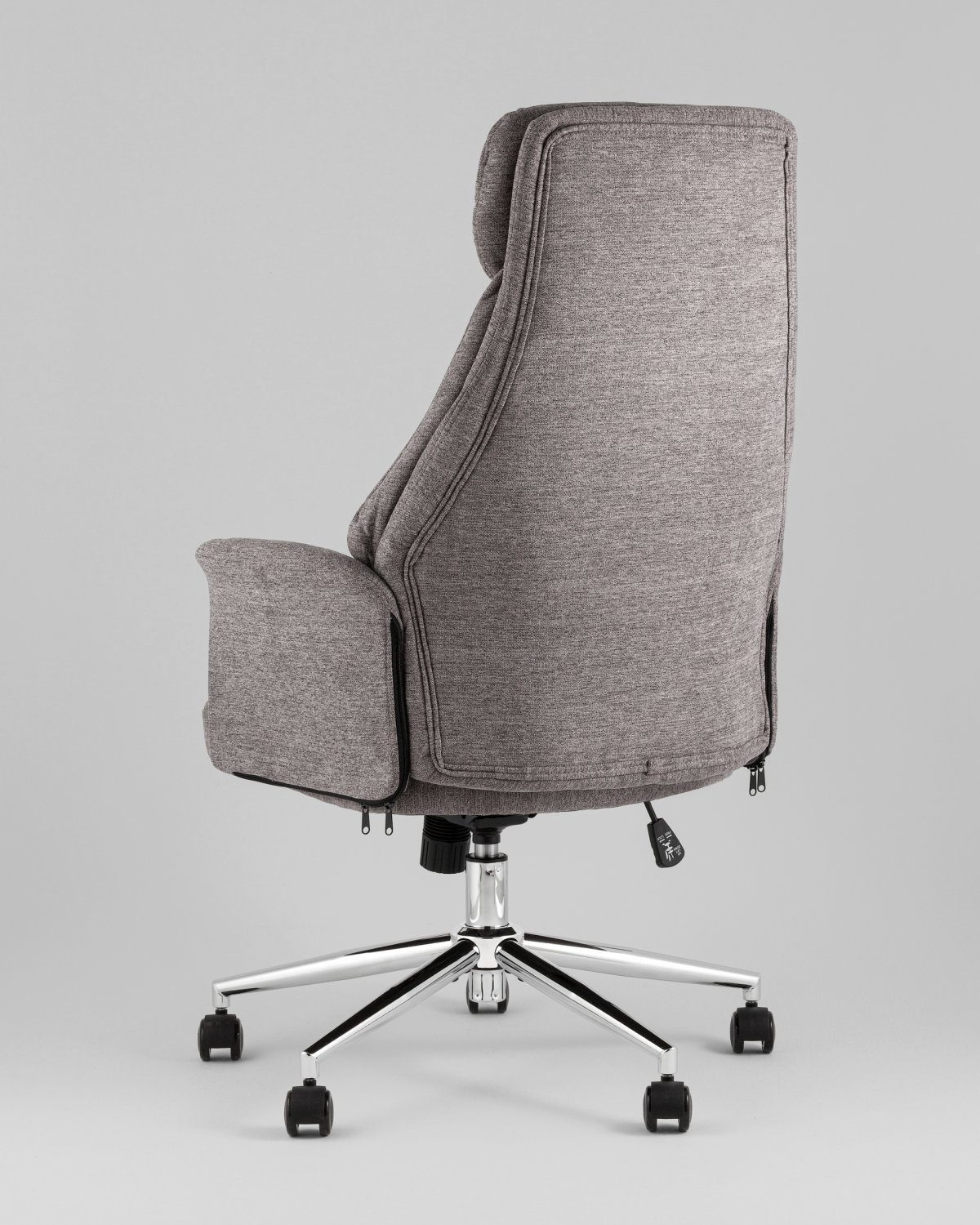 Кресло офисное TopChairs Neoma темно-серый ткань фото 6