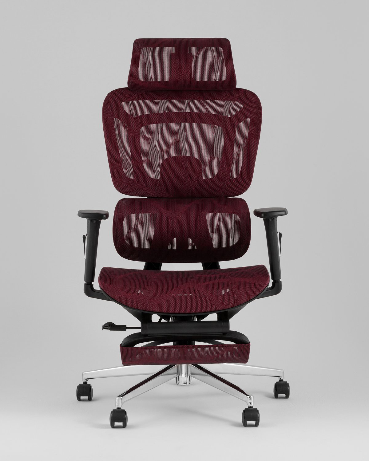 Кресло офисное TopChairs Nimbus бордовый фото 3