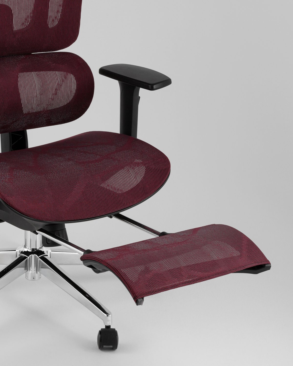 Кресло офисное TopChairs Nimbus бордовый фото 11
