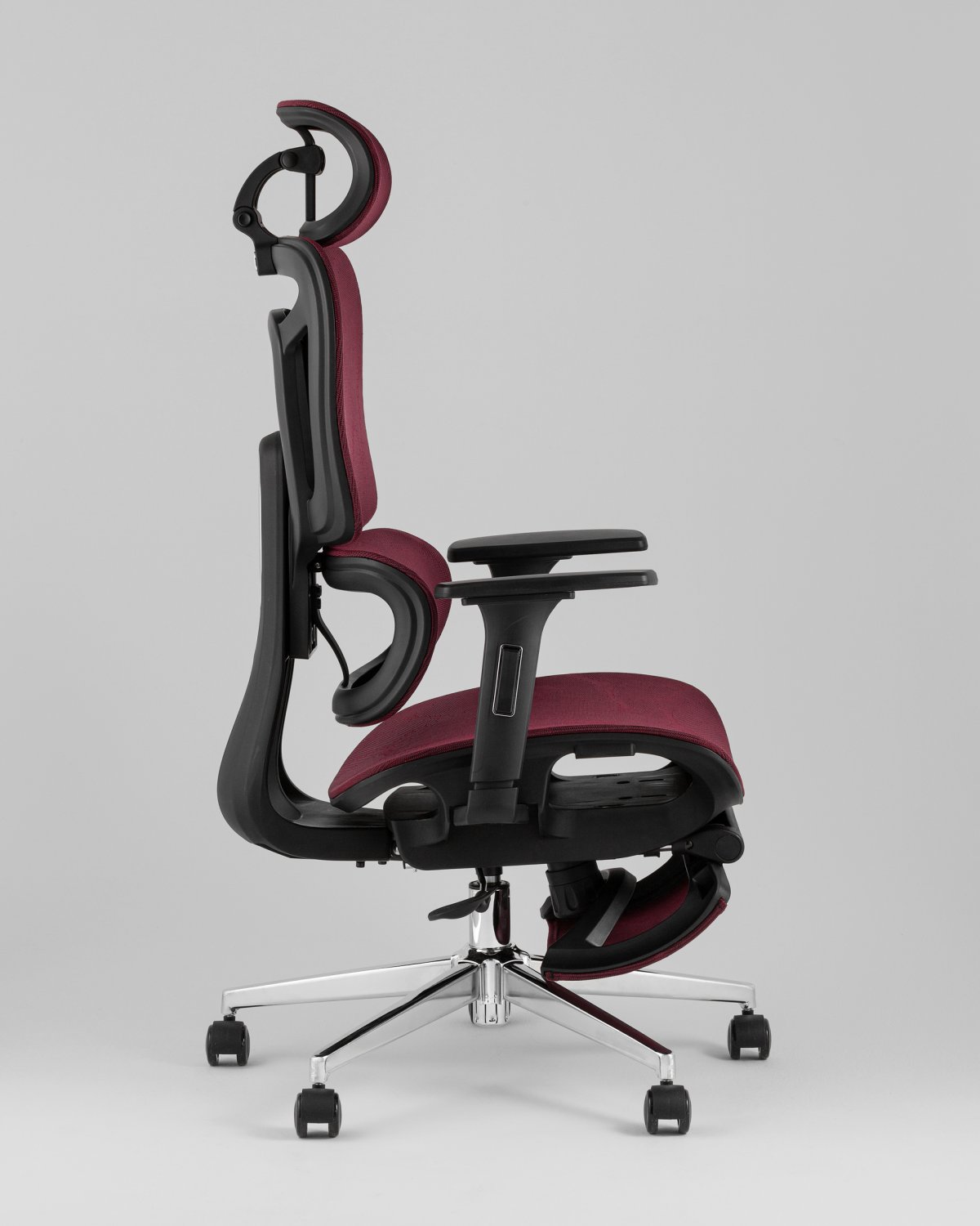 Кресло офисное TopChairs Nimbus бордовый фото 13