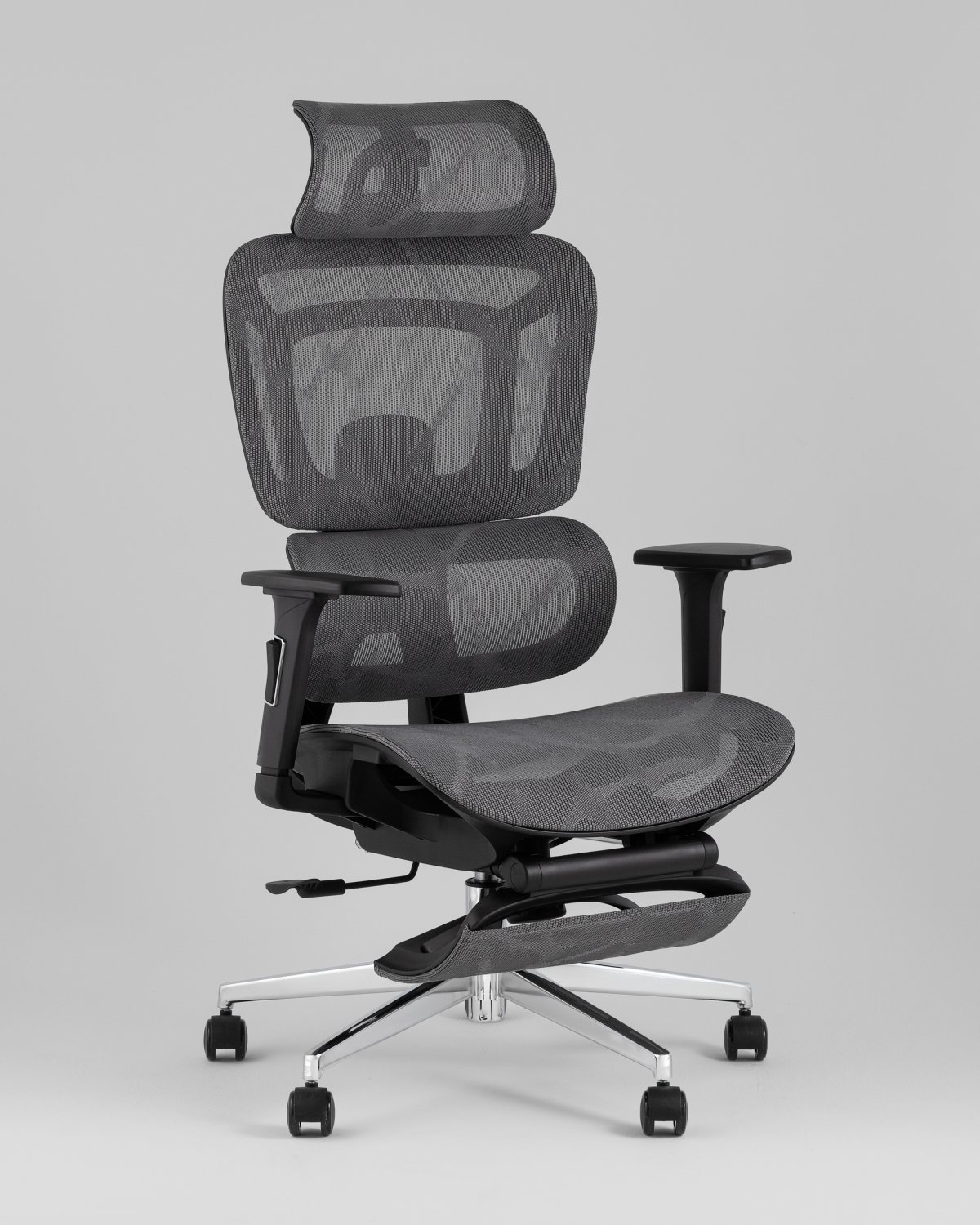 Кресло офисное TopChairs Nimbus серый фото 2