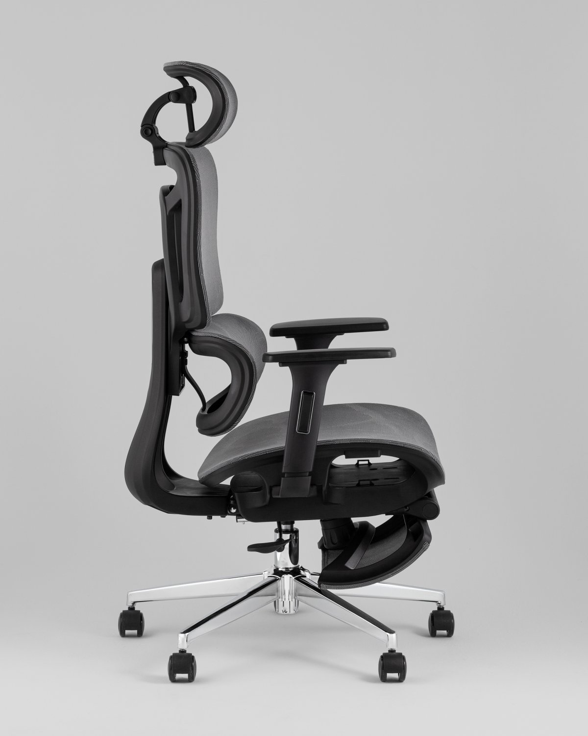 Кресло офисное TopChairs Nimbus серый фото 4