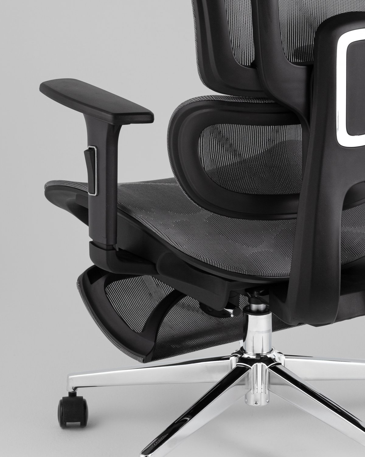 Кресло офисное TopChairs Nimbus серый фото 7