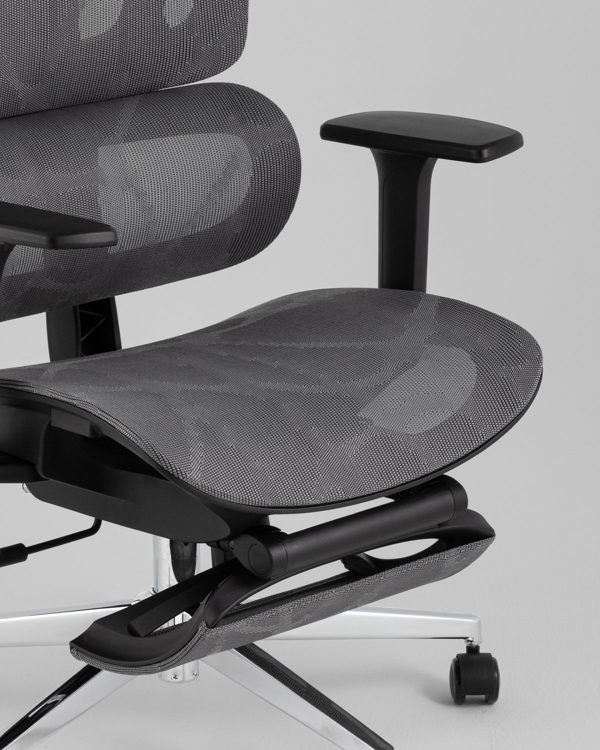 Кресло офисное TopChairs Nimbus серый фото 8